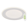 Top Light - Dimbare LED plafondlamp NORMAN LED/51W/230V diameter 39 cm wit + afstandsbediening