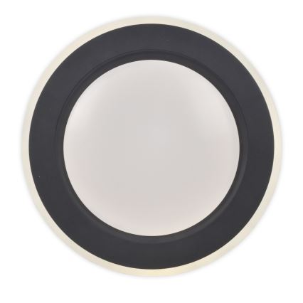 Top Light - Dimbare LED plafondlamp NORMAN LED/51W/230V diameter 39 cm zwart + afstandsbediening