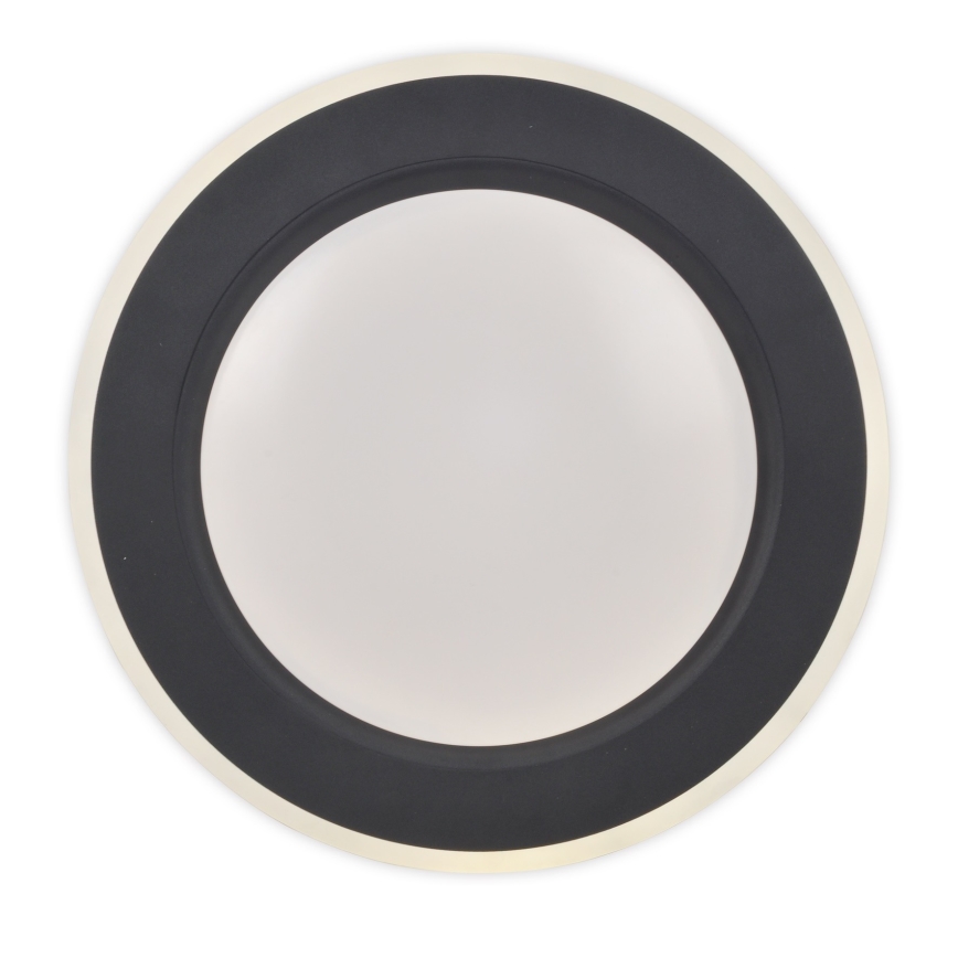 Top Light - Dimbare LED plafondlamp NORMAN LED/51W/230V diameter 39 cm zwart + afstandsbediening