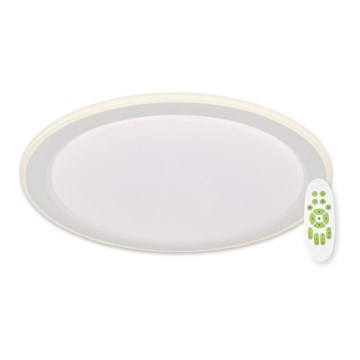 Top Light - Dimbare LED plafondlamp NORMAN LED/60W/230V diameter 49 cm wit + afstandsbediening