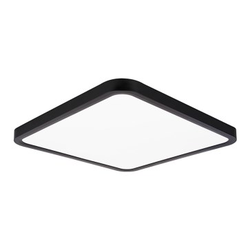 Top Light - Dimbare LED Plafondlamp REVIT LED/36W/230V 3000-6500K 40x40 cm zwart + afstandsbediening