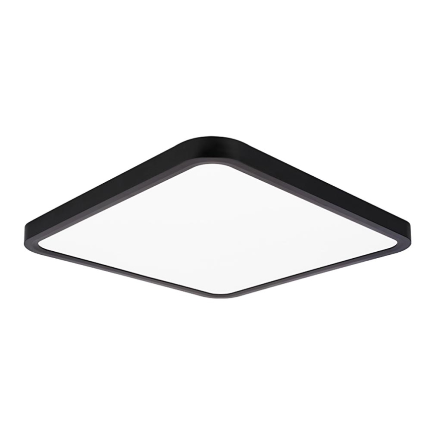 Top Light - Dimbare LED Plafondlamp REVIT LED/36W/230V 3000-6500K 40x40 cm zwart + afstandsbediening
