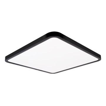 Top Light - Dimbare LED Plafondlamp REVIT LED/50W/230V 3000-6500K 50x50 cm zwart + afstandsbediening