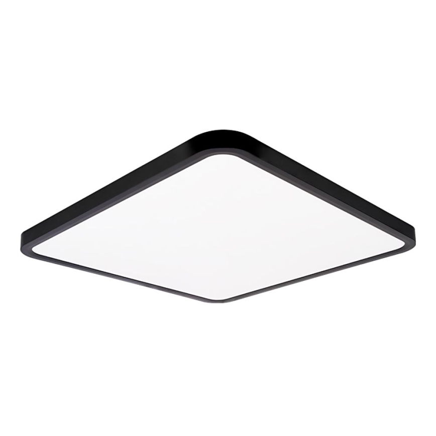 Top Light - Dimbare LED Plafondlamp REVIT LED/50W/230V 3000-6500K 50x50 cm zwart + afstandsbediening
