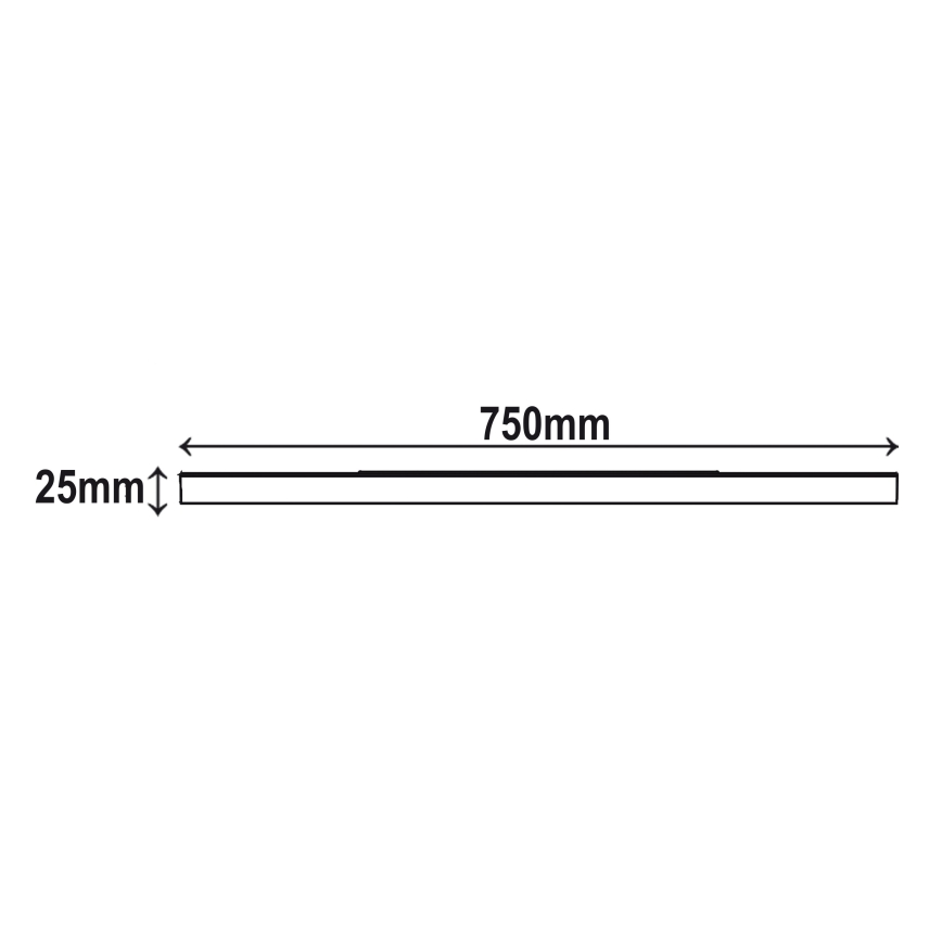 Top Light - Dimbare LED plafondlamp REVIT LED/70W/230V 3000-6500K diameter 75 cm zwart + afstandsbediening