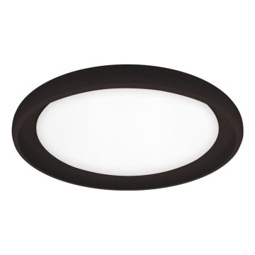 Top Light - Dimbare LED plafondlamp SALERNO LED/60W/230V 3000-6500K diameter 60 cm zwart + afstandsbediening