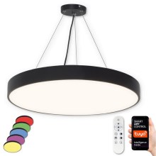 Top Light- Dimbare LED RGB Hanglamp aan een koord LED/60W/230V Wi-Fi Tuya zwart + afstandsbediening