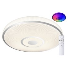 Top Light - Dimbare LED RGB plafondlamp RAINBOW LED/24W/230V rond + afstandsbediening