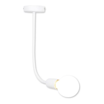Top Light Galileo 1 B - Witte Hanglamp met vaste hanger 1x E27 / 40W / 230V