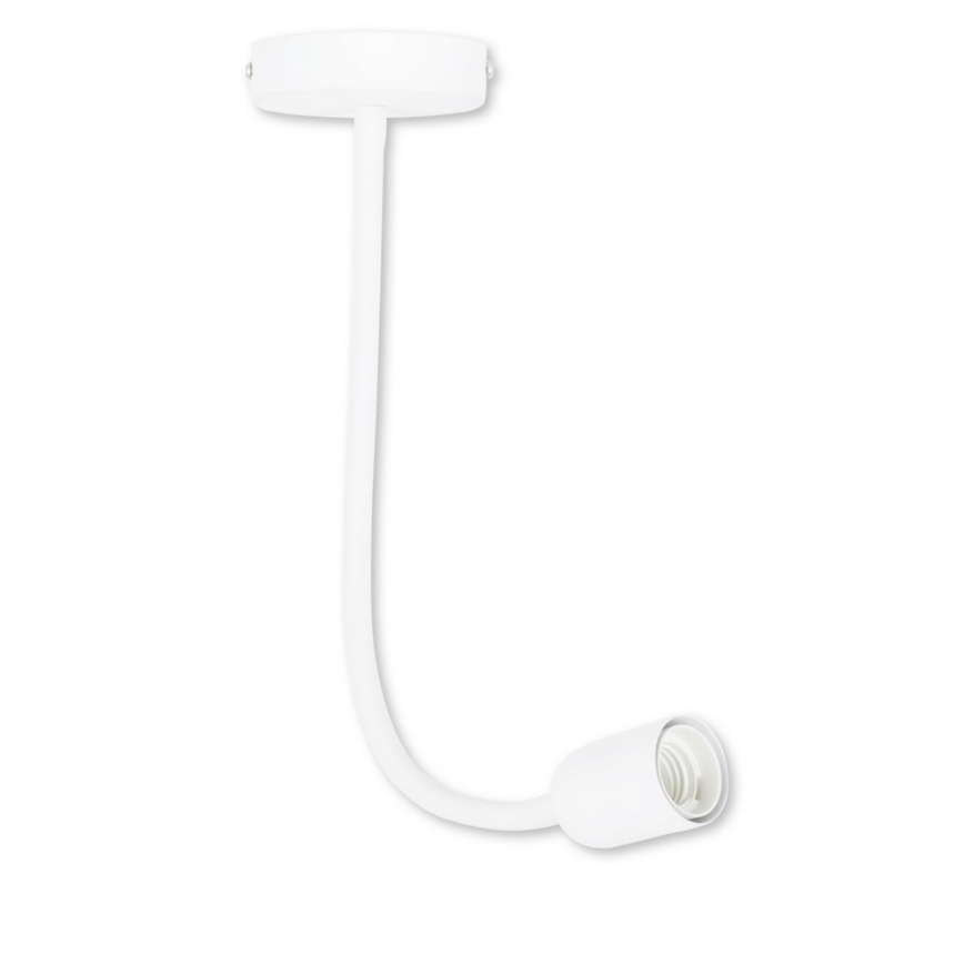Top Light Galileo 1 B - Witte Hanglamp met vaste hanger 1x E27 / 40W / 230V