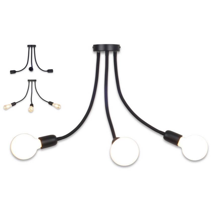 Top Light Galileo 3 C - Hanglamp met vaste pendel GALILEO 3xE27/40W/230V
