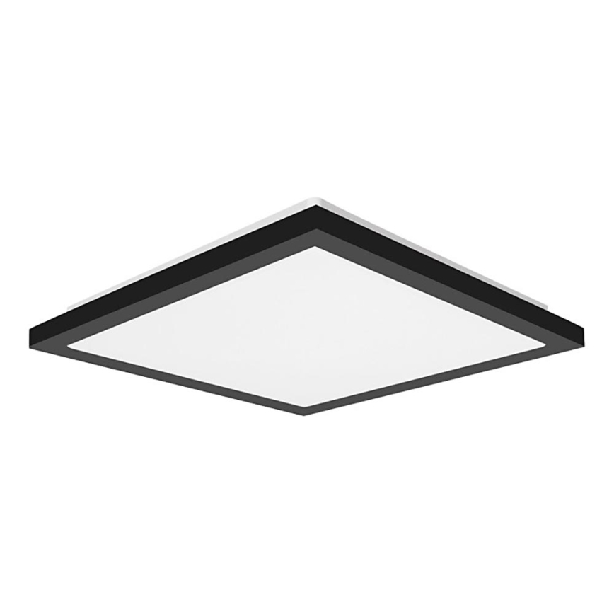 Top Light - LED Badkamer plafondlamp ONYX LED/10W/230V IP44 3000/4000/6500K 28x28 cm zwart