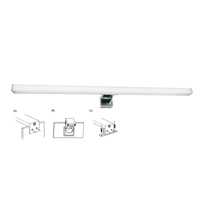 Top Light - LED Badkamer spiegelverlichting OREGON LED/9W/230V 60 cm IP44