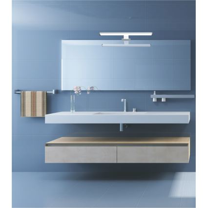 Top Light - LED Badkamer spiegelverlichting TEXAS XL LED/10W/230V 3000/4000/6500K IP44 60 cm mat chroom