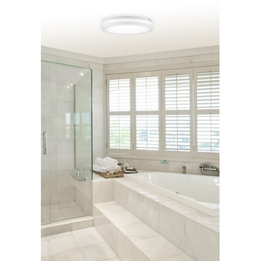 Top Light - LED Badkamerlamp COMET LED/15W/230V 3000/4000/6500K IP54 diameter 20 cm wit