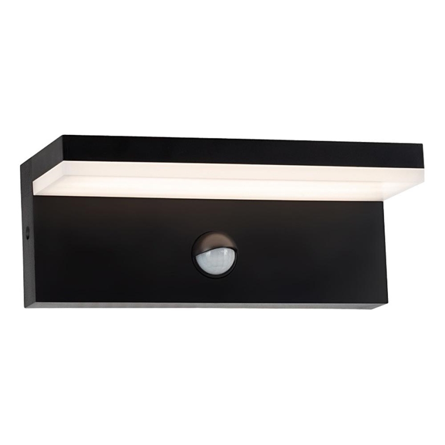 Top Light - LED Buitenwandlamp met bewegingssensor ELON LED/10W/230V 3000/4000/6000K IP54 zwart