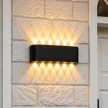 Top Light - LED Buitenwandlamp RAY LED/10W/230V 3000/4000/6500K IP54 zwart