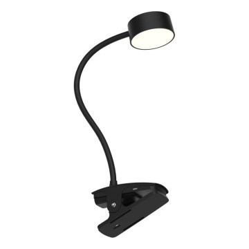 Top Light - LED Dimbare aanraaktablelamp met clip BELLA LED/4,8W/5V 3000-6500K zwart