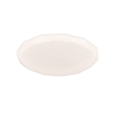 Top Light - LED dimbare badkamerplafondlamp SPARKLE LED/60W/230V 3000-6500K IP44 Ø49 cm wit + afstandsbediening