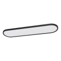 Top Light - LED Dimbare opbouw-/hanglamp OVAL LED/36W/230V 3000-6500K zwart + afstandsbediening