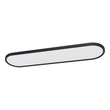 Top Light - LED Dimbare opbouw-/hanglamp OVAL LED/36W/230V 3000-6500K zwart + afstandsbediening