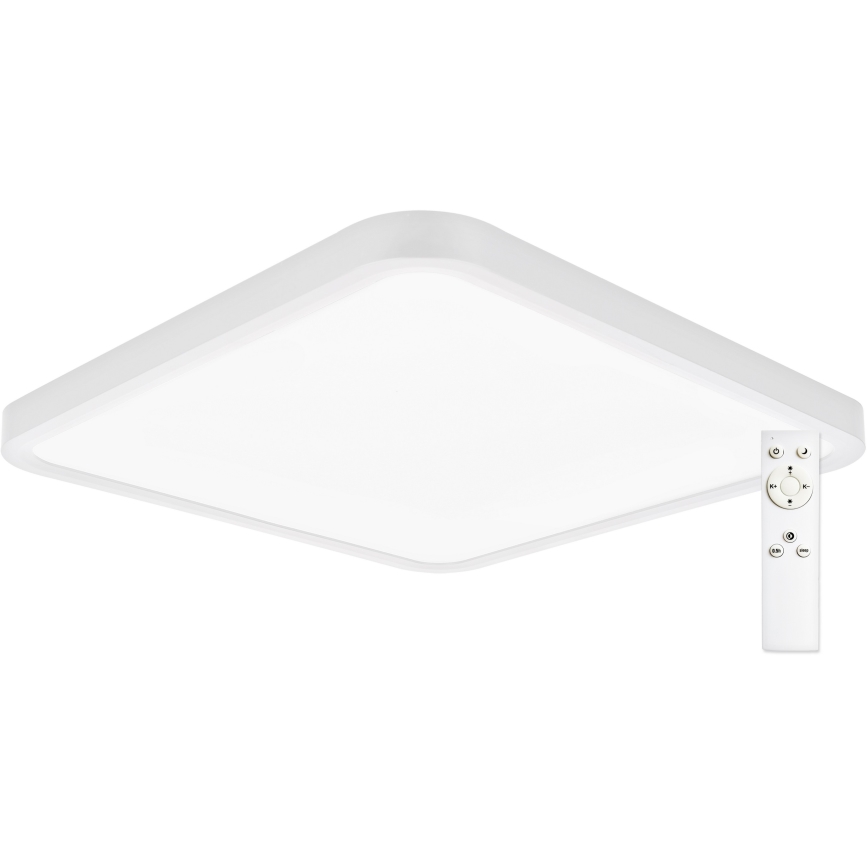Top Light - Dimbare LED Plafondlamp REVIT LED/36W/230V 3000-6500K 40x40 cm wit + afstandsbediening