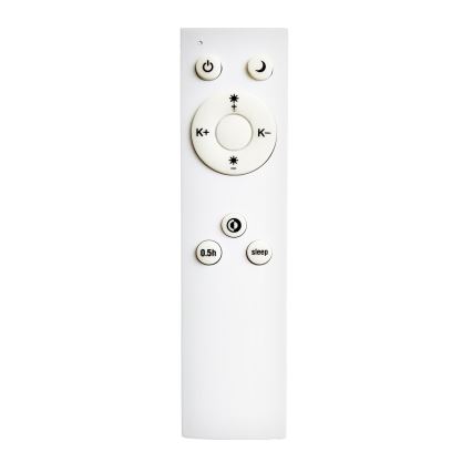 Top Light - Dimbare LED Plafondlamp REVIT LED/50W/230V 3000-6500K 50x50 cm zwart + afstandsbediening