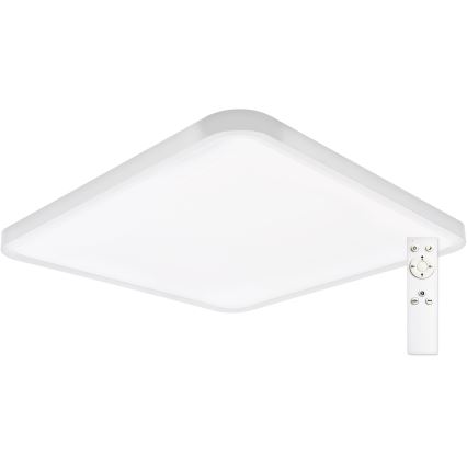 Top Light - Dimbare LED Plafondlamp REVIT LED/50W/230V 3000-6500K 50x50 cm wit + afstandsbediening
