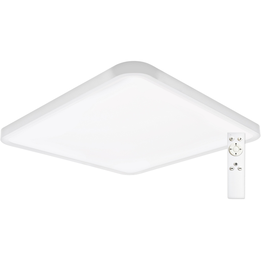 Top Light - Dimbare LED Plafondlamp REVIT LED/50W/230V 3000-6500K 50x50 cm wit + afstandsbediening
