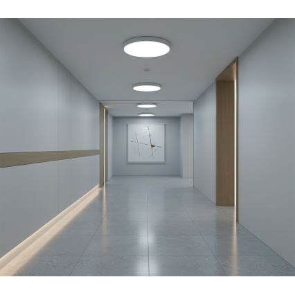 Top Light - REVIT LED plafondlamp met bewegingssensor, 12/18/24 W, 230 V, 3000/4000/6500 K, Ø 30 cm, wit