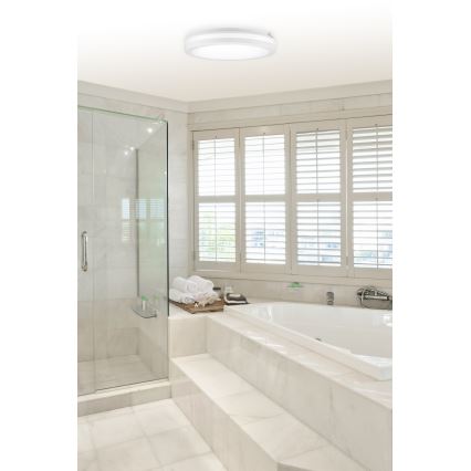 Top Light - LED plafondlamp voor badkamer COMET LED/40W/230V 3000/4000/6500K IP54 wit Ø 40 cm