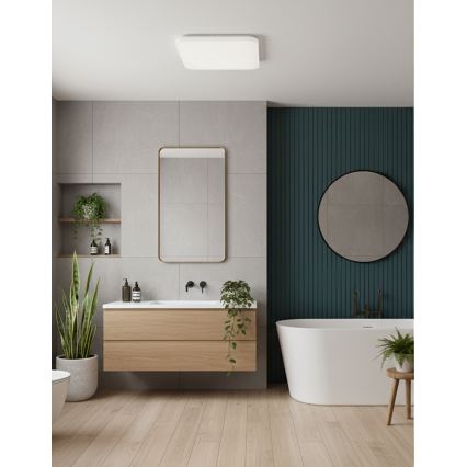 Top Light - LED plafondlamp voor badkamer DUNAJ LED/32W/230V 3000/4000/6500K IP44 38x38 cm wit
