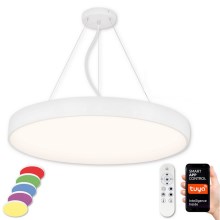 Top Light - LED RGB Dimbare hanglamp aan een koord METAL LED/60W/230V Wi-Fi Tuya wit + afstandsbediening
