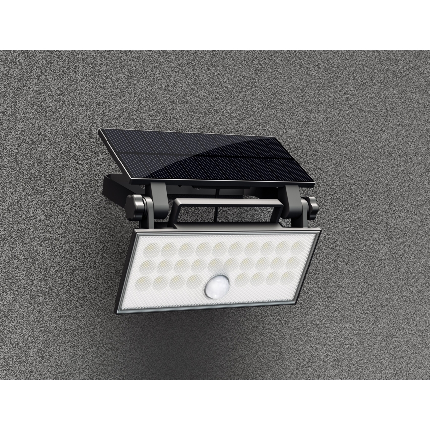 Top Light - LED Solar wand Schijnwerper met sensor HELEON PRO LED/8W/3,7V IP65 4000K 2600 mAh