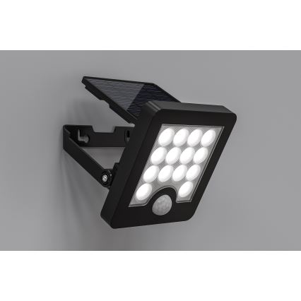 Top Light - LED Solar wand Schijnwerper met sensor HELEON S LED/5W/3,7V IP65 4000K 1800 mAh