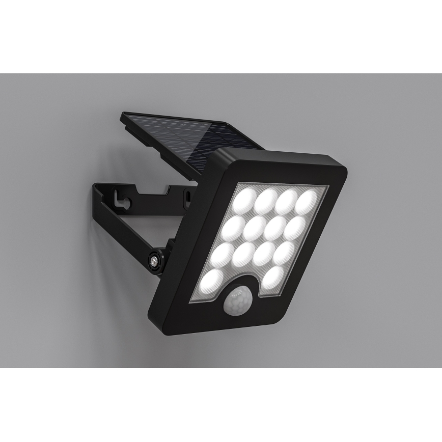 Top Light - LED Solar wand Schijnwerper met sensor HELEON S LED/5W/3,7V IP65 4000K 1800 mAh