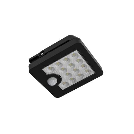 Top Light - LED Solar wand Schijnwerper met sensor HELEON S LED/5W/3,7V IP65 4000K 1800 mAh