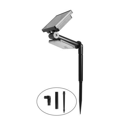 Top Light - LED zonnelamp met sensor 3-in-1 ZENITH LED/10W/3,7V 3000/4000/6500K IP54 2400 mAh