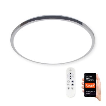 Top Light Silver K MAX SMART - Dimbare LED RGB plafondlamp SILVER LED/60W/230V Tuya + AB