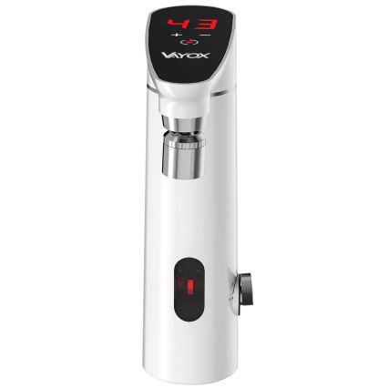 Touch-doorstroomwaterverwarmer met sensor en LED scherm 3000W/230V IPX4 wit