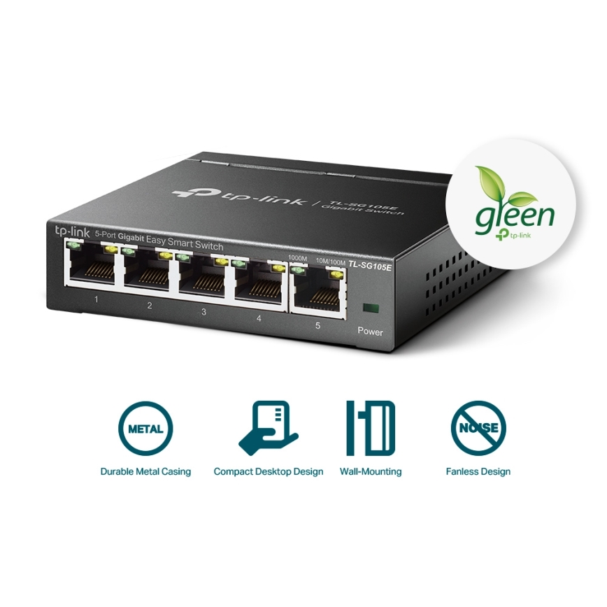 TP-Link - 5-poorts Gigabit Easy Smart Switch
