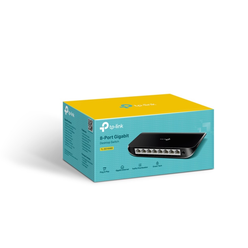 TP-Link - 8-poorts Gigabit desktop-switch