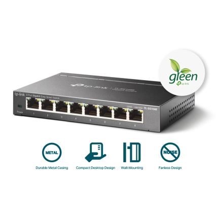 TP-Link - 8-poorts Gigabit Easy Smart-switch