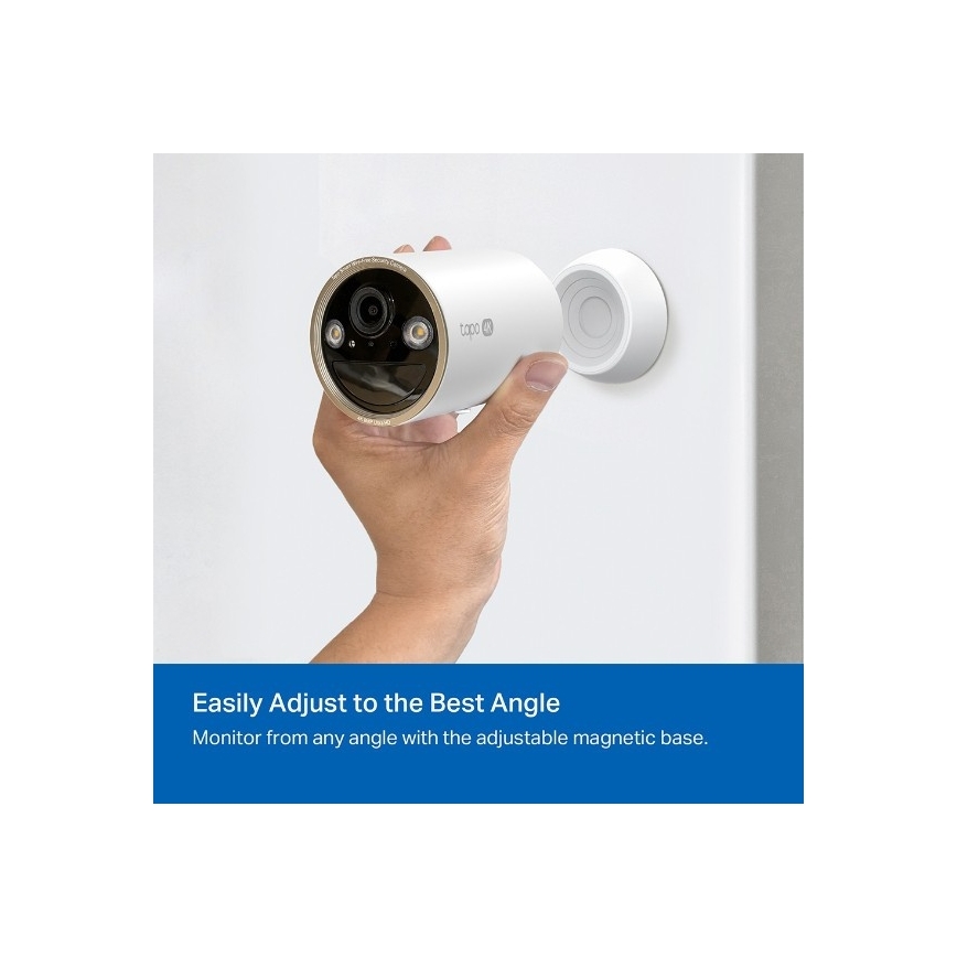 TP-Link - Buitencamera 10000 mAh IP66 Wi-Fi