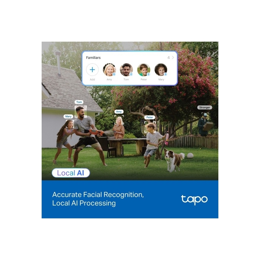 TP-Link - Buitencamera met sensor IP66 Wi-Fi