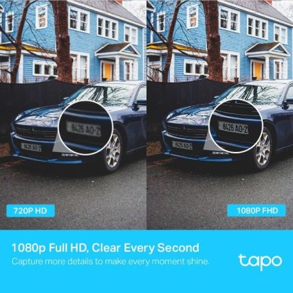 TP-Link - Buitencamera met bewegingssensor, IP65, Wi-Fi
