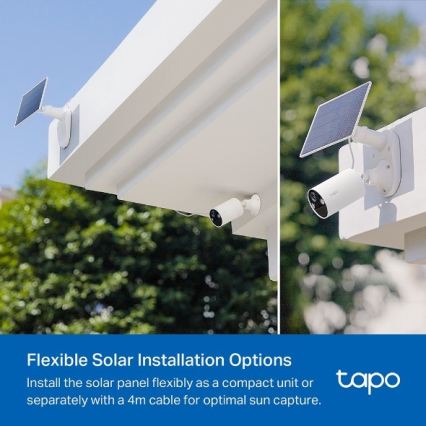 TP-Link - Buiten zonnecamera met sensor IP65 Wi-Fi
