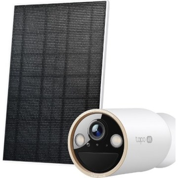 TP-Link - Buitencamera op zonne-energie met sensor, IP66, Wi-Fi