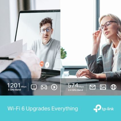 TP-Link - Dualband draadloze USB-adapter met Wi-Fi 6