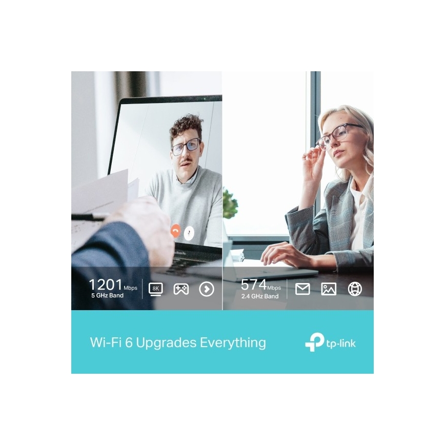 TP-Link - Dualband draadloze USB-adapter met Wi-Fi 6